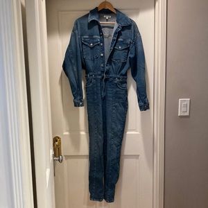 Good American Denim Jumpsuit